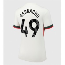 Chelsea Alejandro Garnacho #49 Bortedrakt Kvinner 2025-26 Kortermet